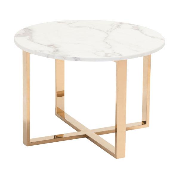Golden Stone End Table