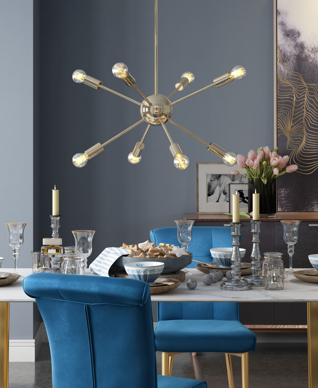 Gold Loco Ceiling Lamp