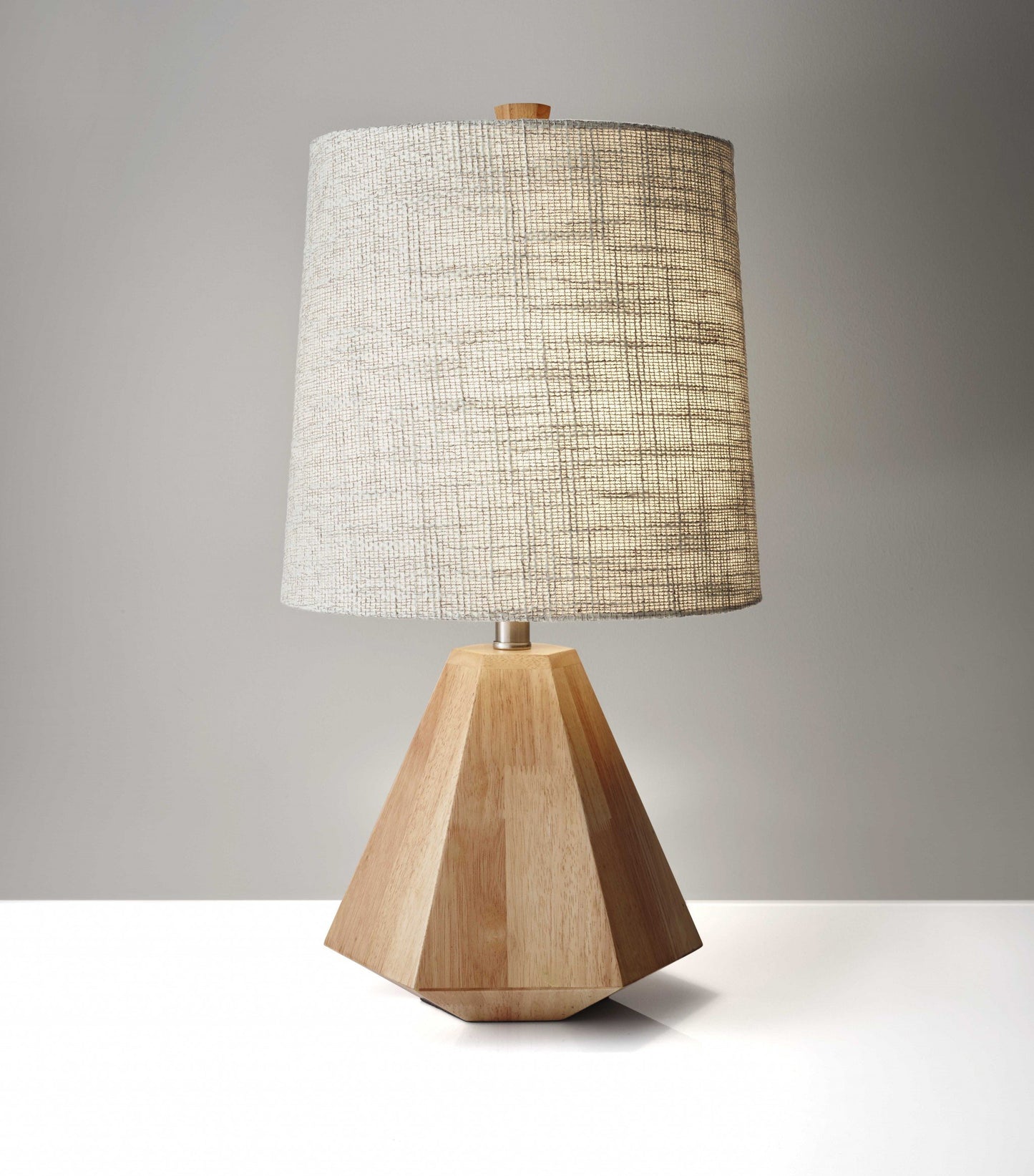 Luna Natural Wood Finish Table Lamp