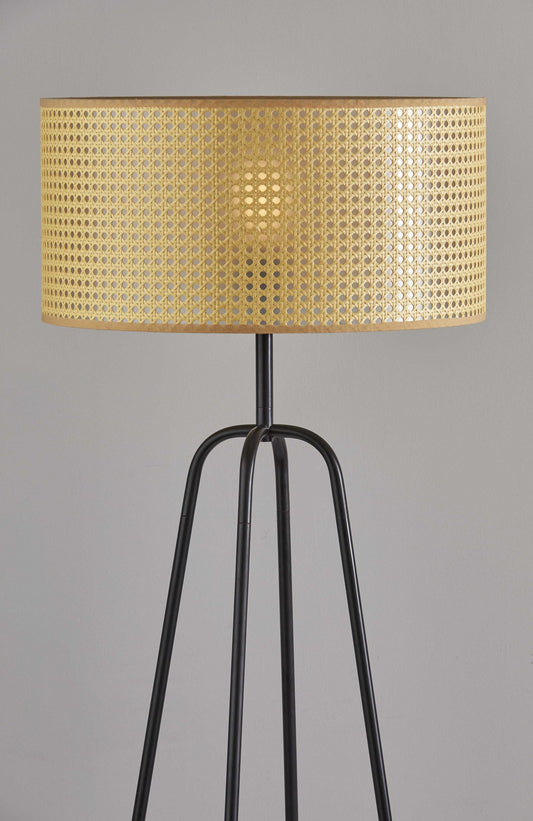 Austin Natural Shade Bronze Table Lamp