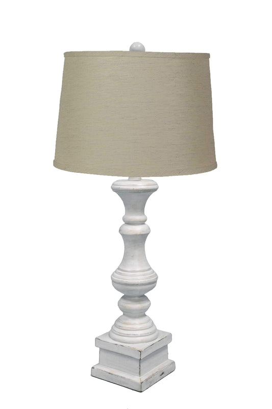 Rio Whitewash Table Lamp