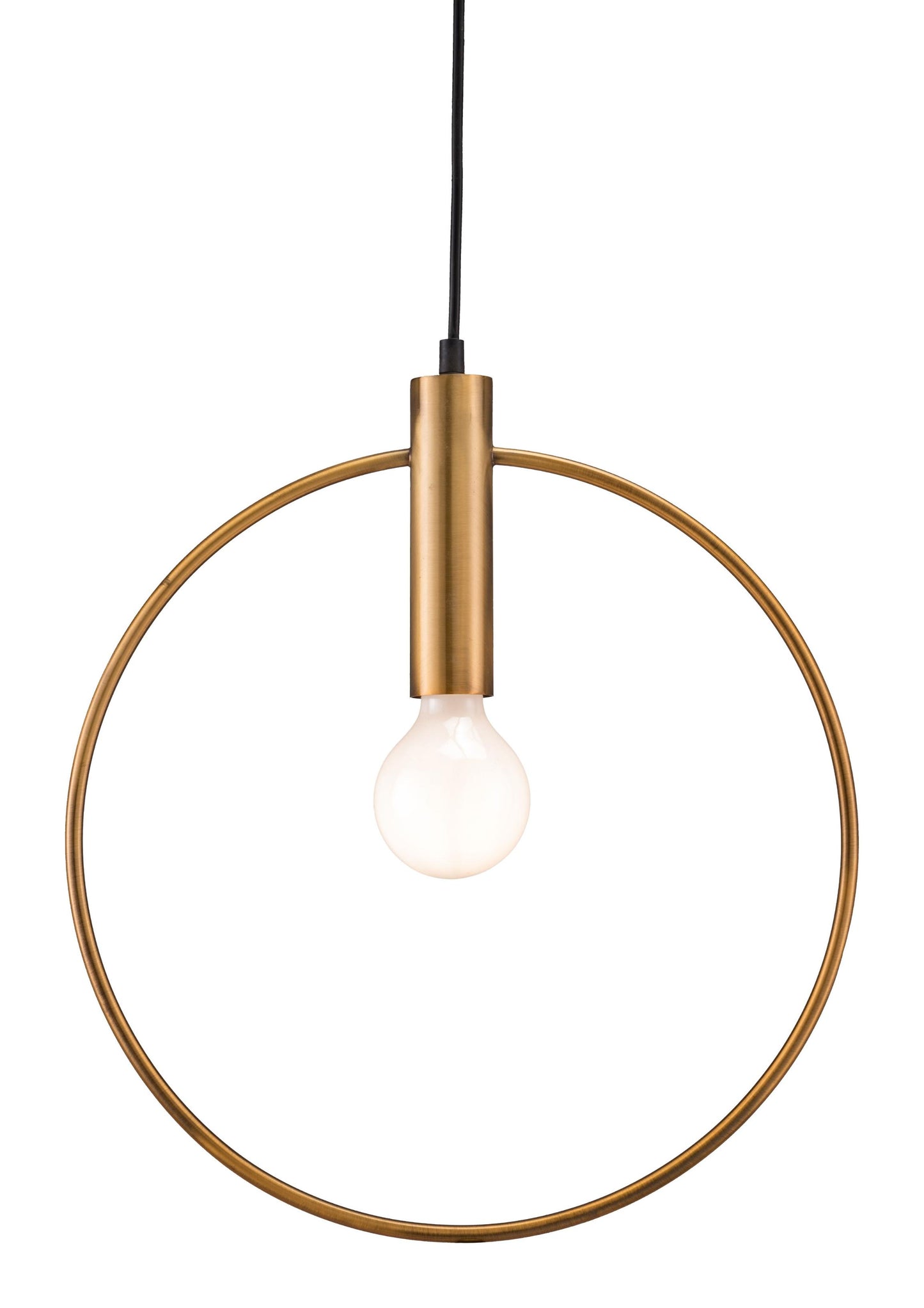 Gold Ring Ceiling Lamp