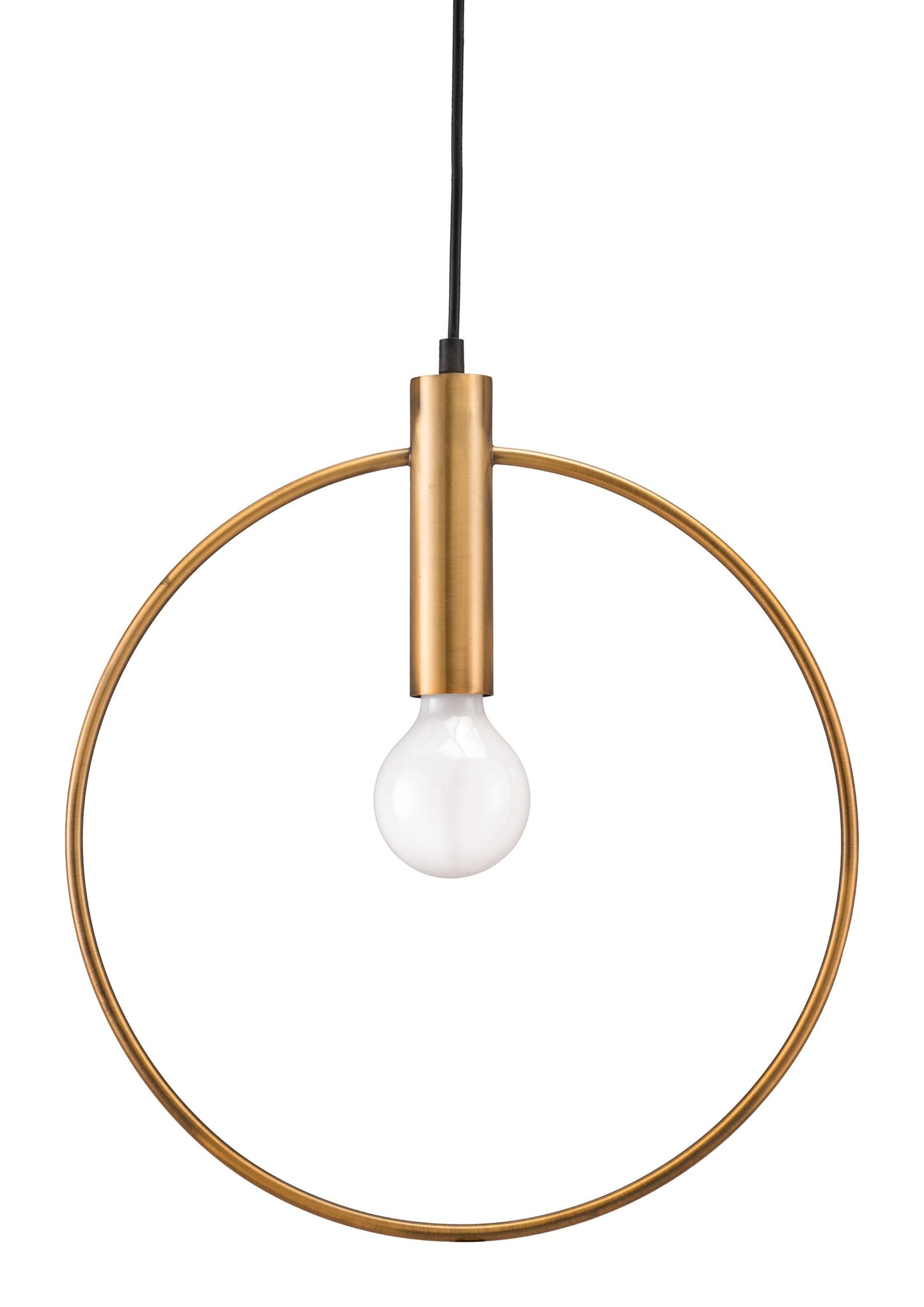 Gold Ring Ceiling Lamp