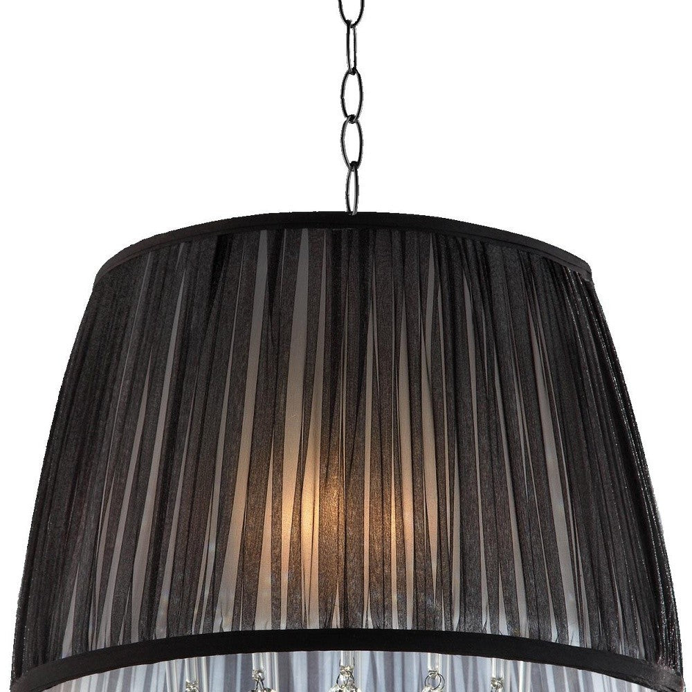 Elegant Ceiling Lamp with Crystal Accents