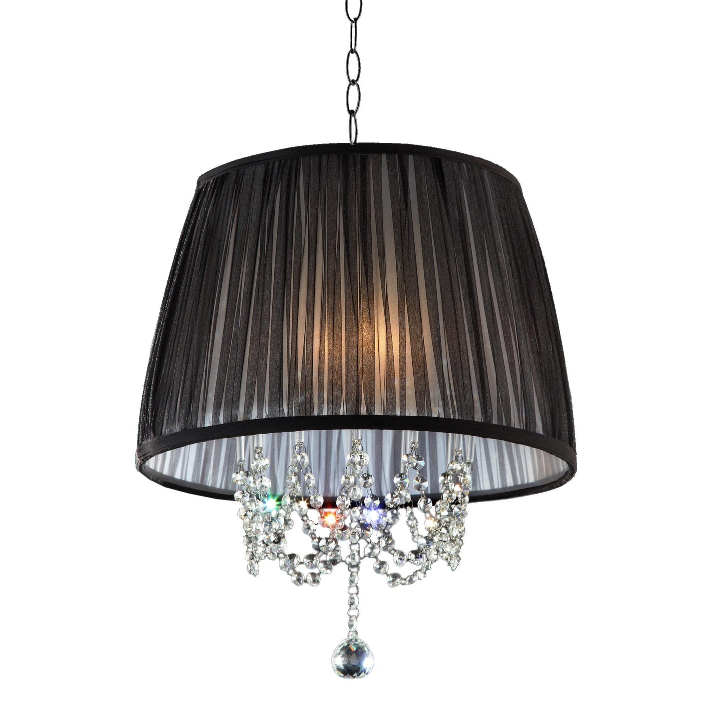 Elegant Ceiling Lamp with Crystal Accents