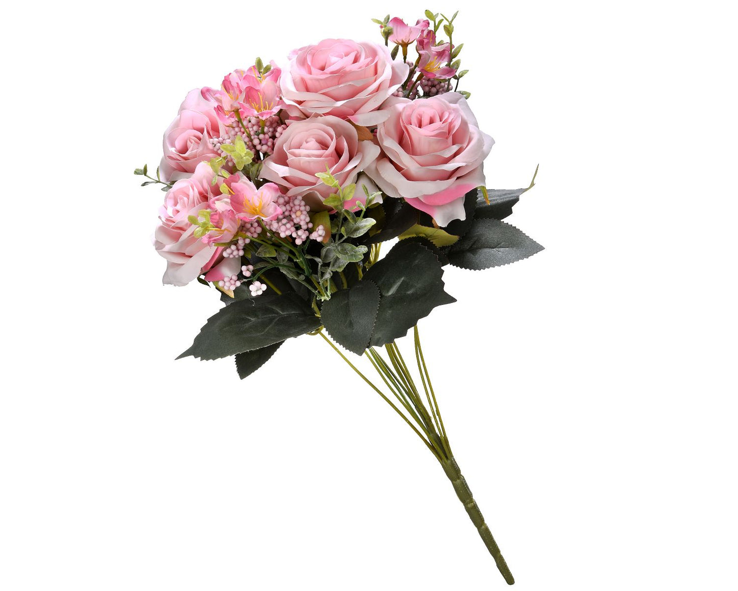 Pink Rose 19" Artificial Flowers